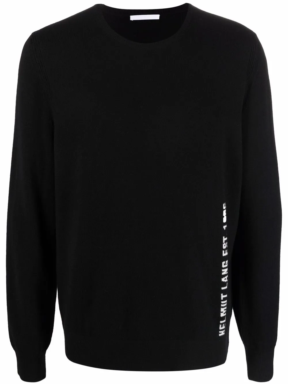 

Helmut Lang suéter tejido en intarsia - Negro