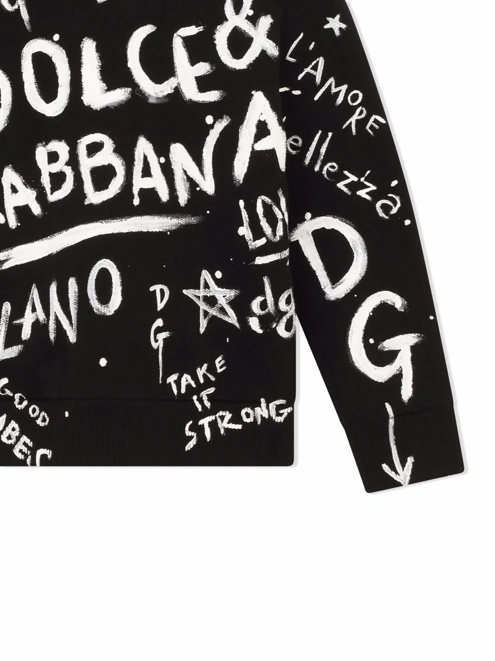 фото Dolce & gabbana kids толстовка с логотипом
