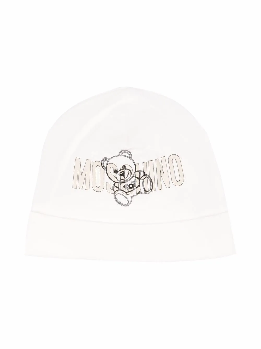 фото Moschino kids шапка бини с вышитым логотипом