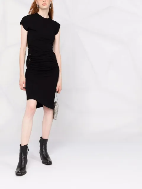 Rabanne asymmetric midi dress 21AJRO007VI0293 - 1