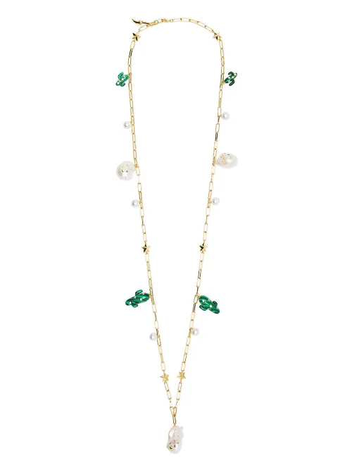 Collier à pendentif cactus - Eshvi - Modalova