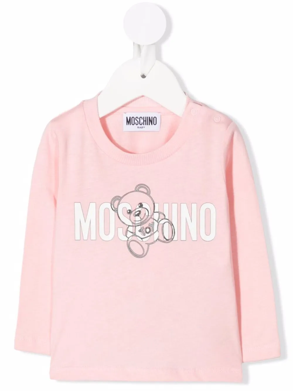 Image 1 of Moschino Kids logo-print T-shirt