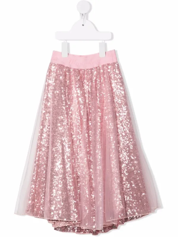express sequin maxi skirt