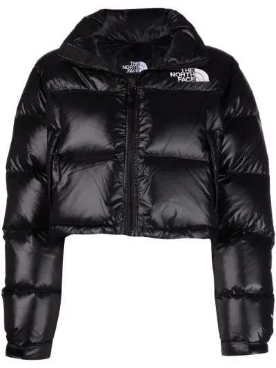 the north face nuptse crop femme