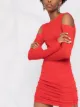 Helmut Lang cut-out fitted short dress