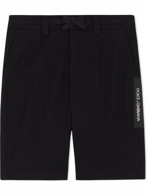 Dolce & Gabbana Kids tailored stretch-cotton shorts