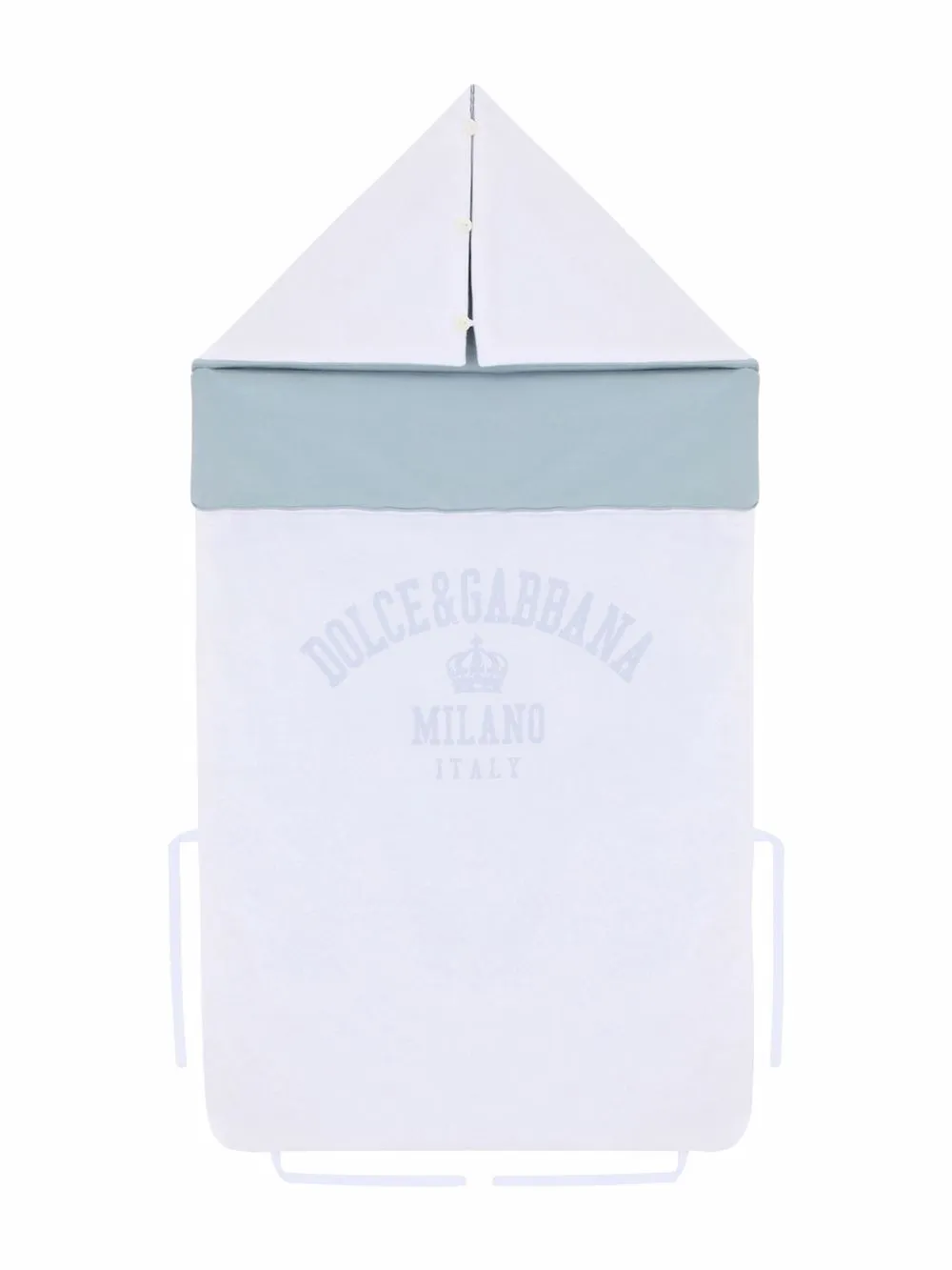 

Dolce & Gabbana Kids sleeping bag con logo estampado - Azul