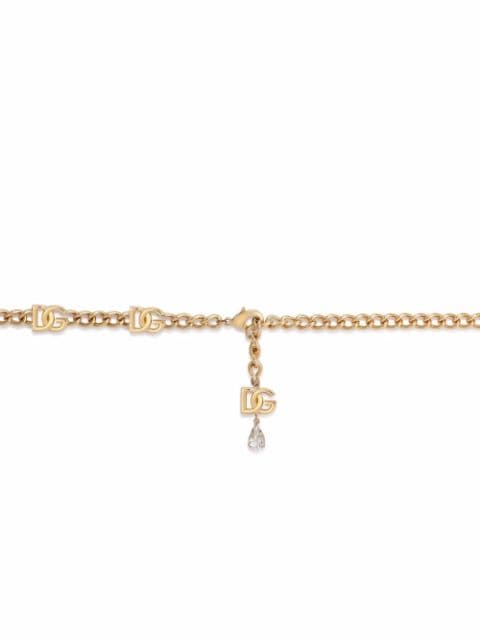 Dolce & Gabbana Kids DG-logo chain belt