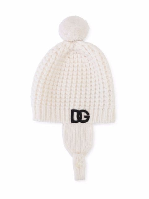 Dolce & Gabbana Kids chunky knit wool beanie