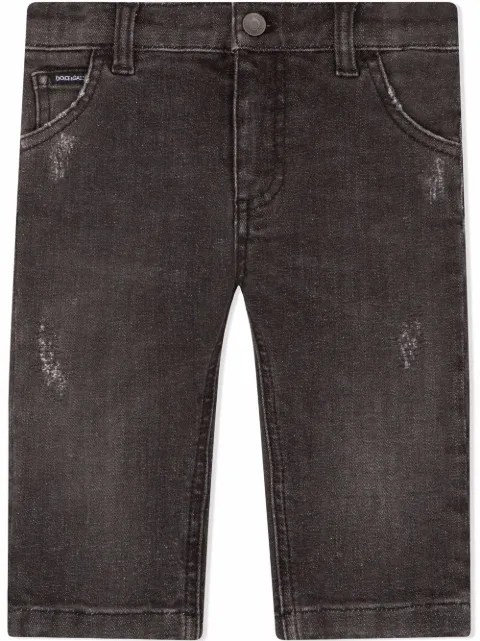 Dolce & Gabbana Kids straight-leg stretch jeans
