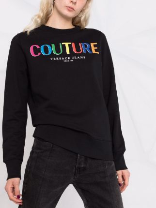 multicolor logo black sweatshirt展示图