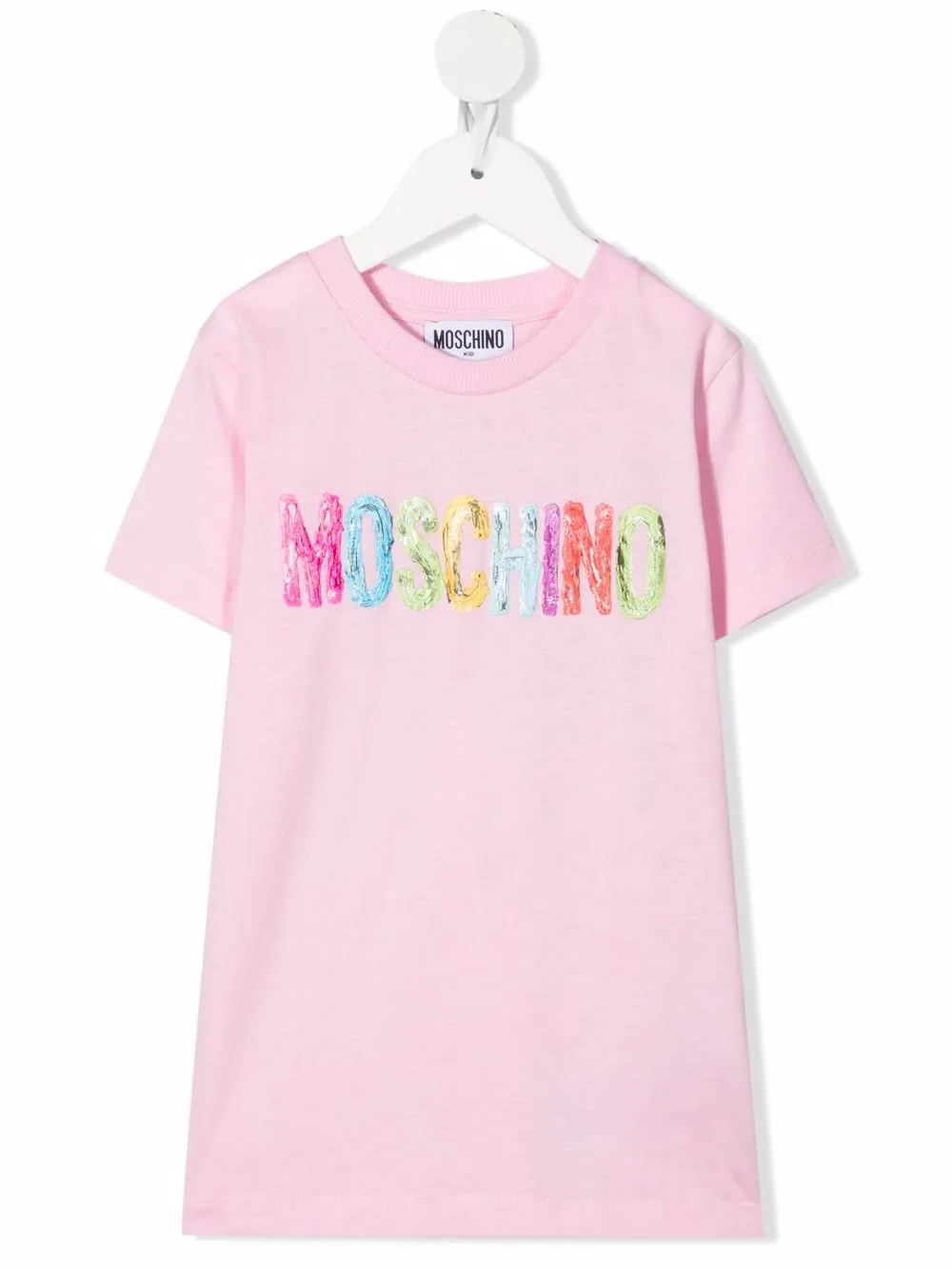 фото Moschino kids футболка с логотипом