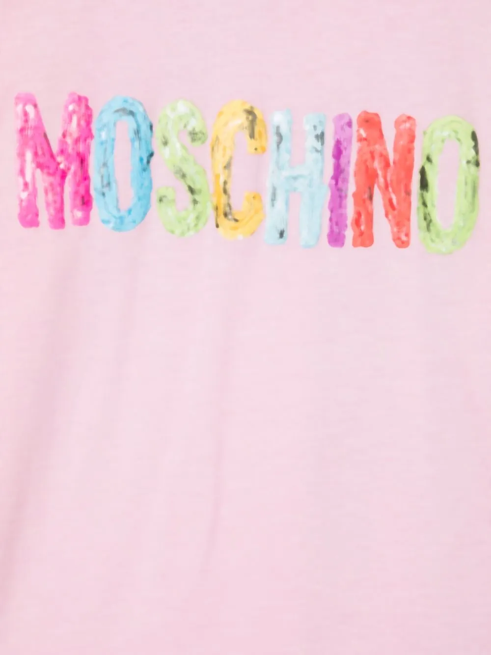 фото Moschino kids футболка с логотипом