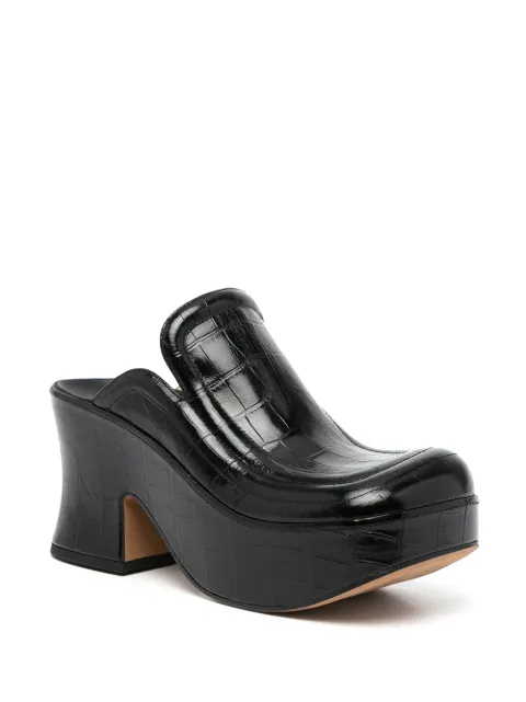 chunky platform mules