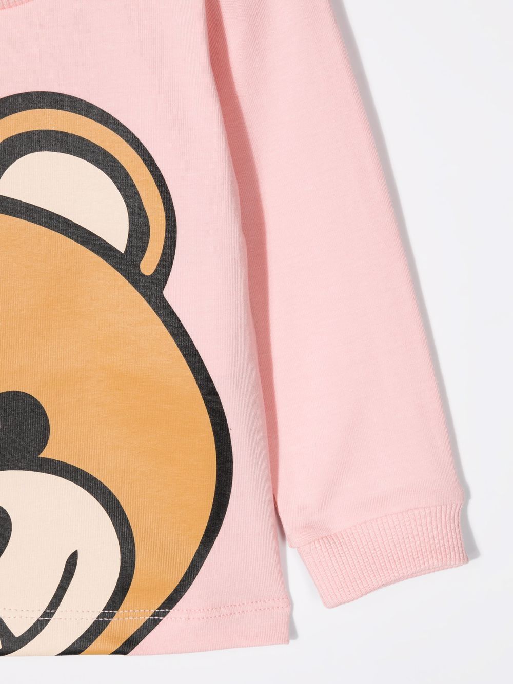 фото Moschino kids толстовка с принтом teddy bear