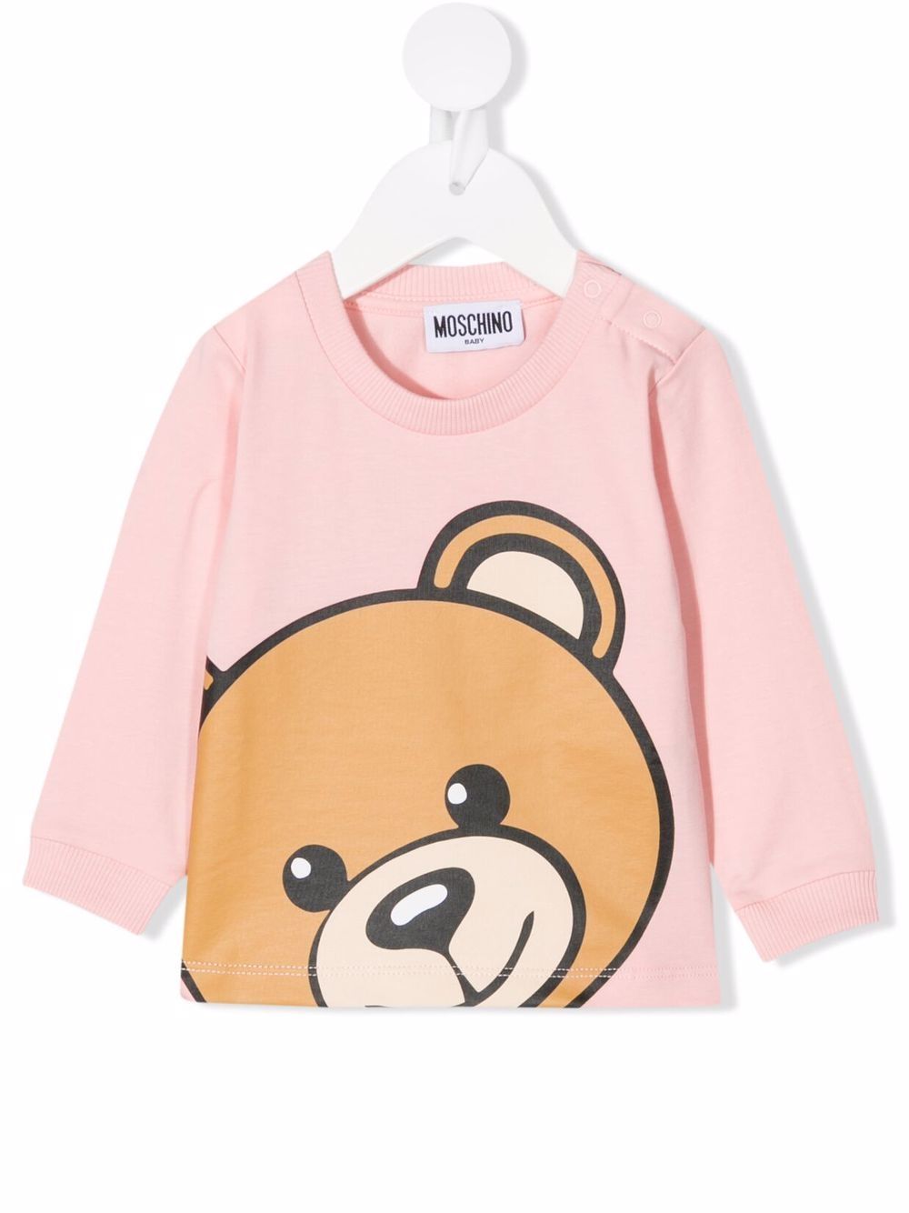 фото Moschino kids толстовка с принтом teddy bear