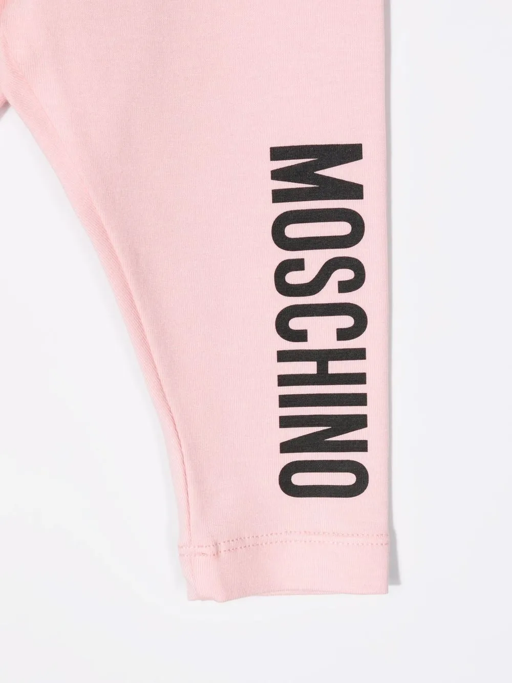 Moschino Kids Legging met logoprint Roze