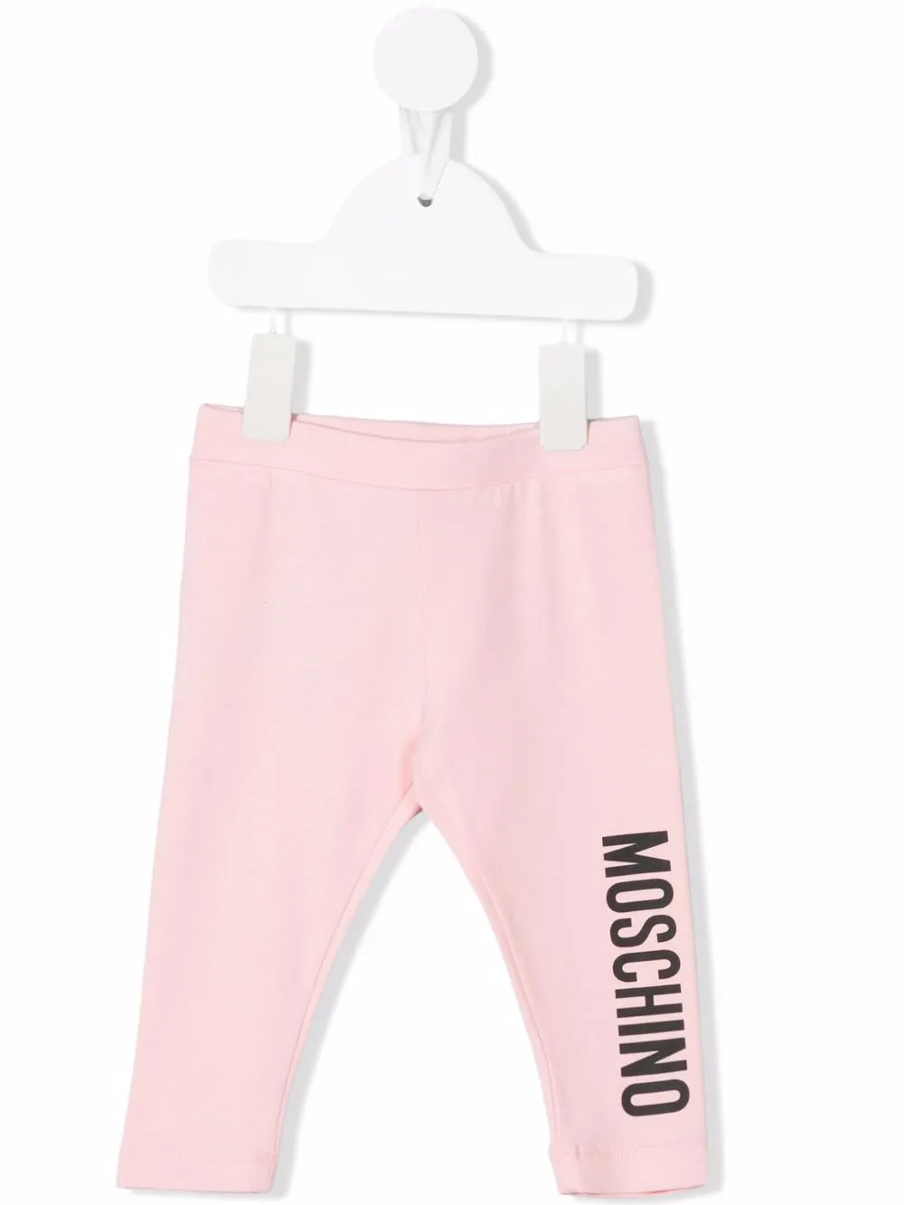 Moschino Kids Legging met logoprint Roze