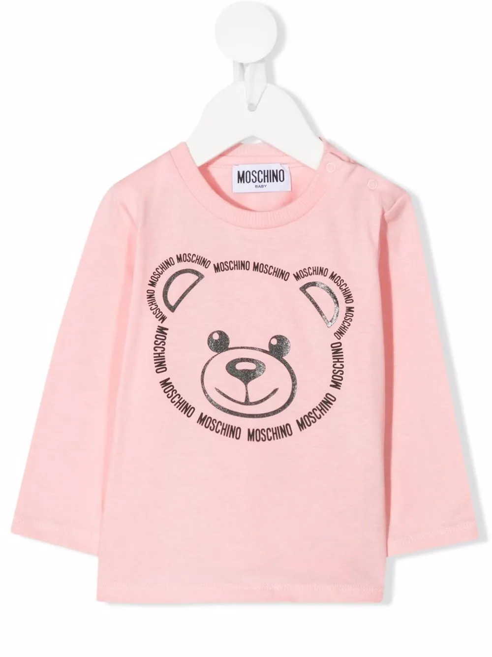 фото Moschino kids топ teddy bear с логотипом