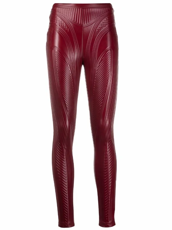 Leggins rojos brillantes outlet