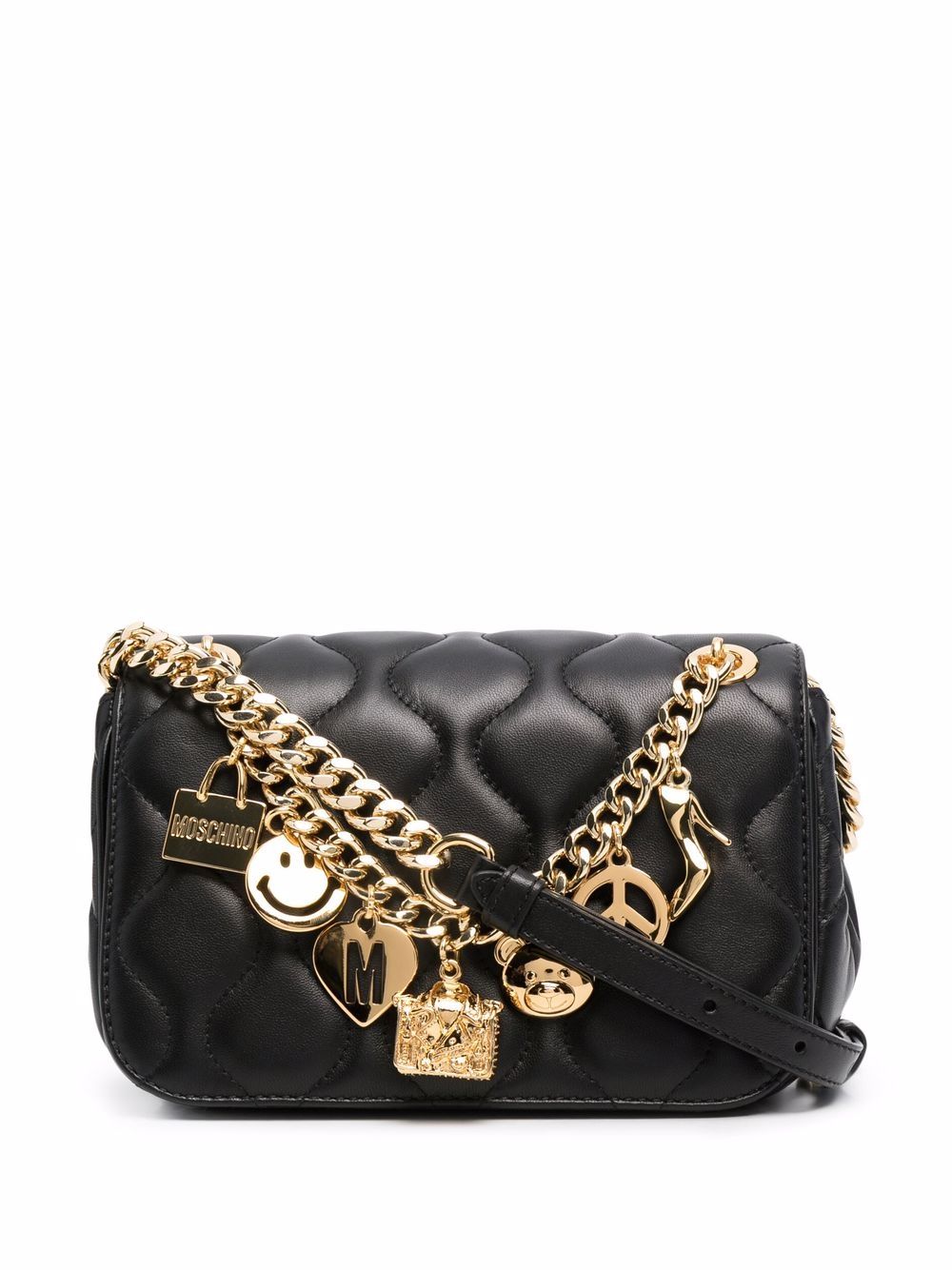 Moschino charm detail Crossbody Bag Farfetch