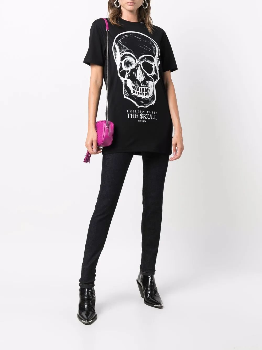 фото Philipp plein футболка с логотипом skull