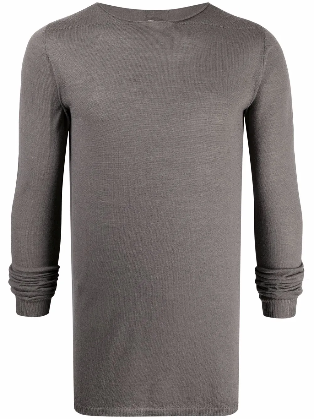 ribbed-knit jumper