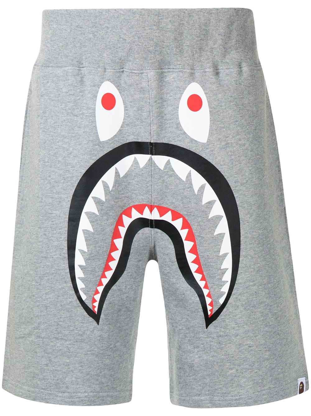 фото A bathing ape® спортивные шорты с принтом shark