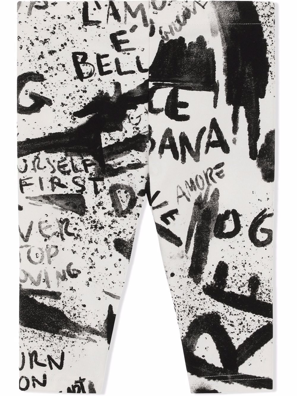 Dolce & Gabbana Kids Legging met print - Wit