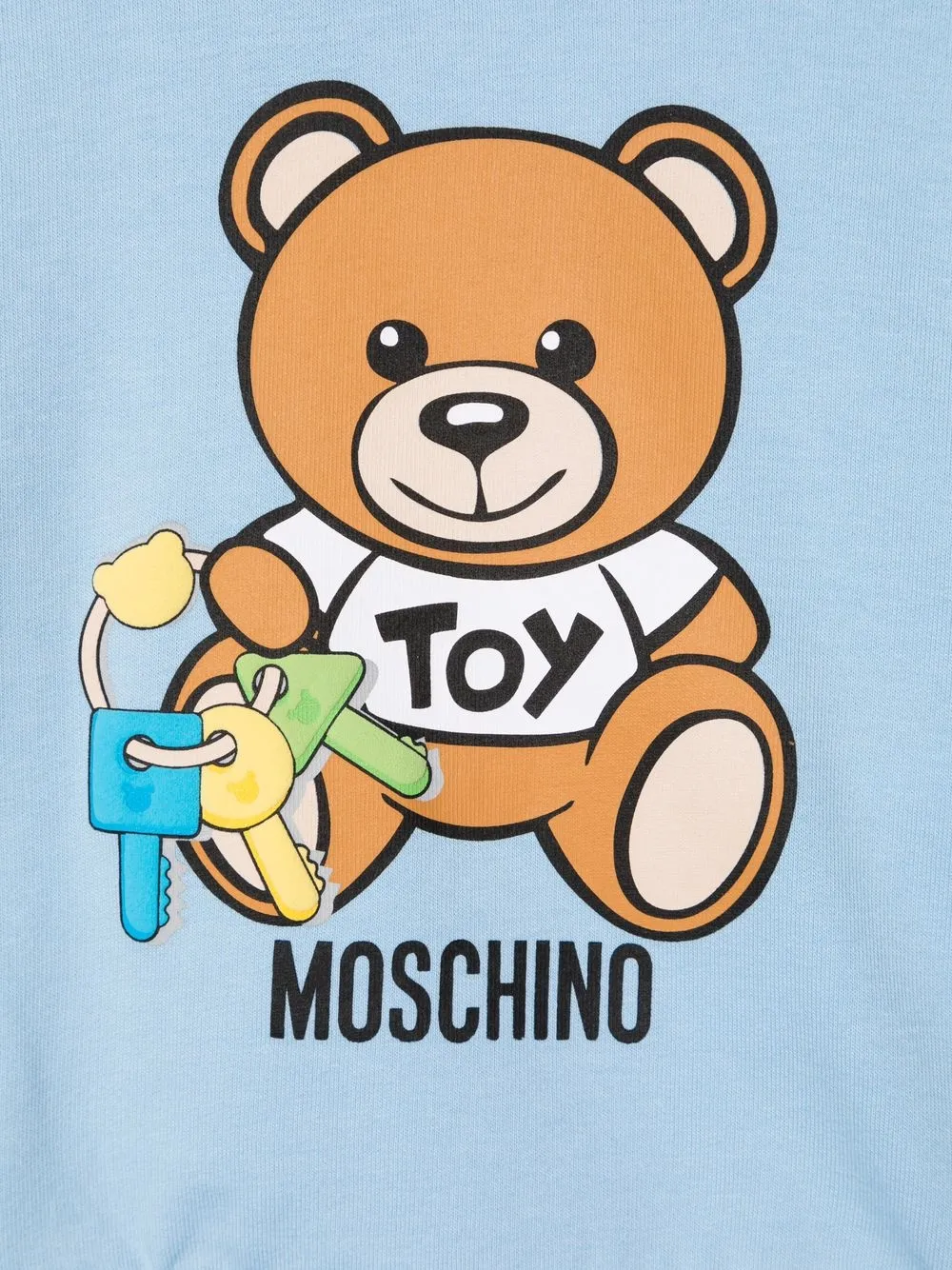 фото Moschino kids толстовка teddy bear с логотипом