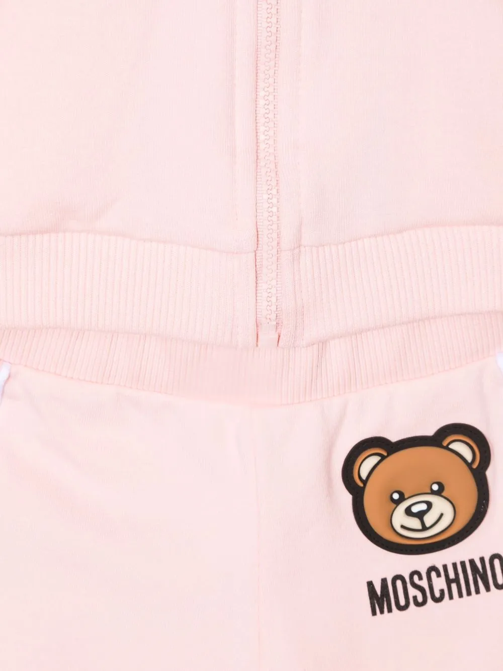 фото Moschino kids спортивный костюм с принтом teddy bear