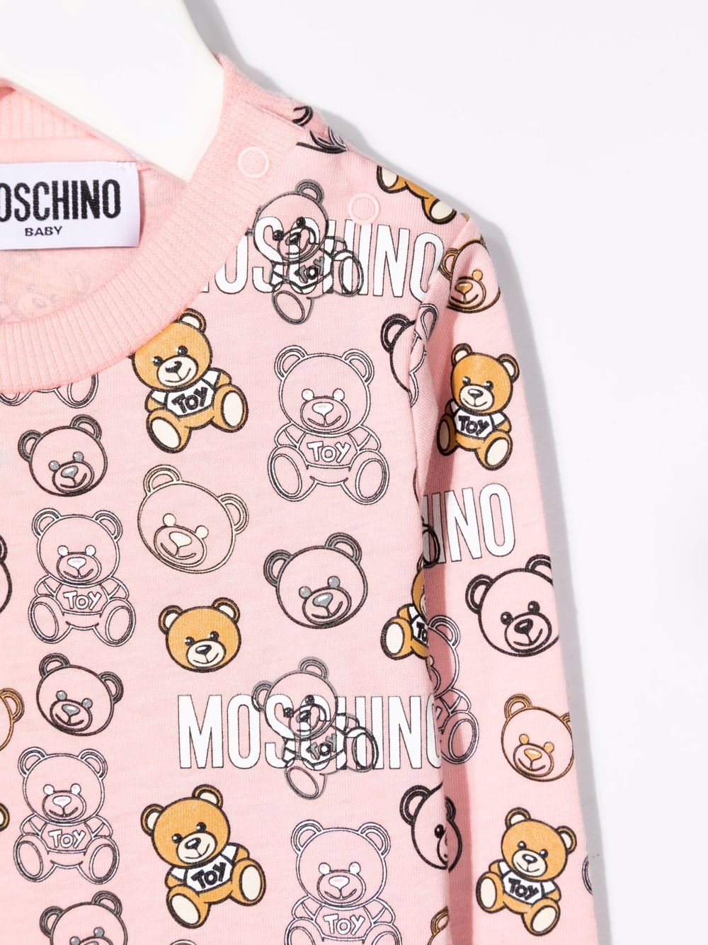 фото Moschino kids толстовка с принтом teddy bear