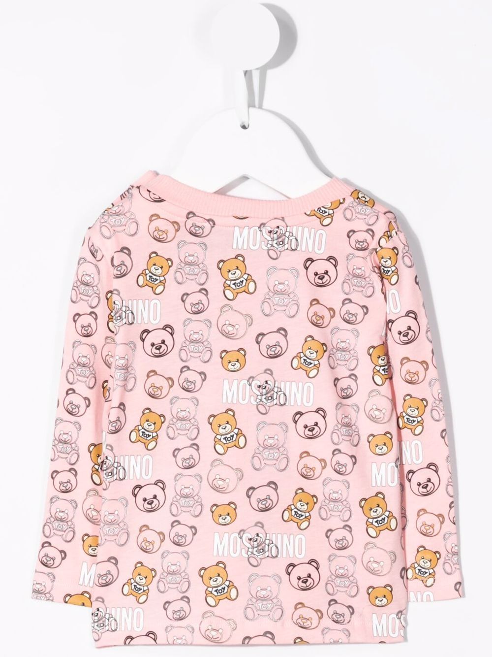 фото Moschino kids толстовка с принтом teddy bear