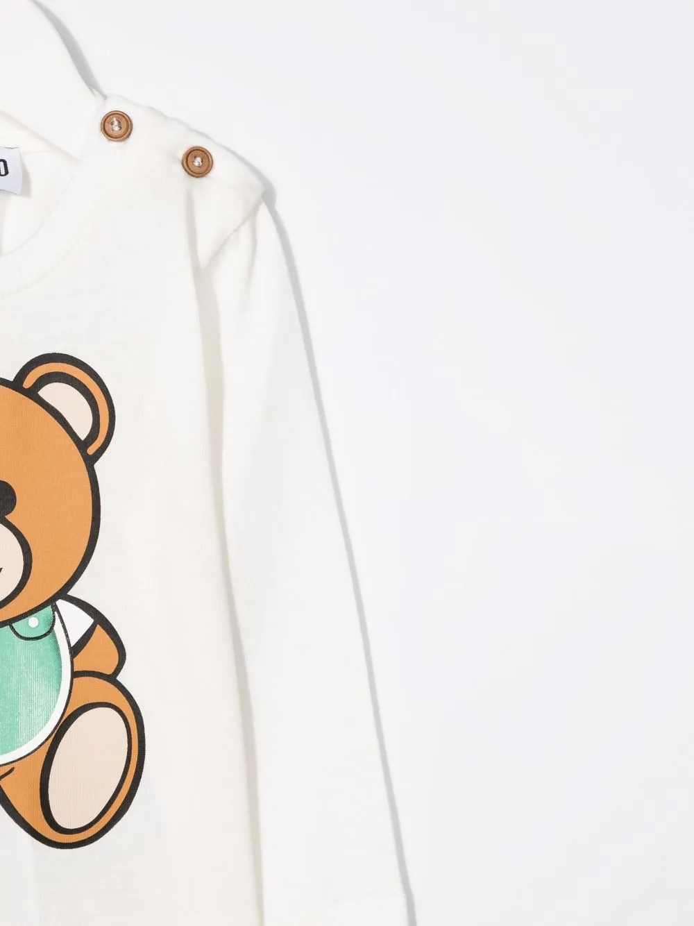 фото Moschino kids топ teddy bear с длинными рукавами