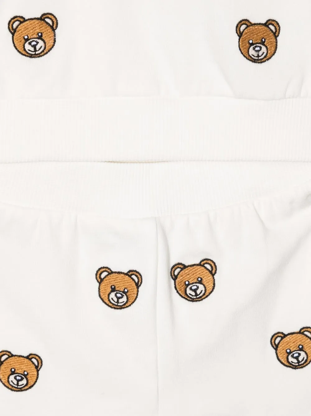 фото Moschino kids спортивный костюм с вышивкой teddy bear