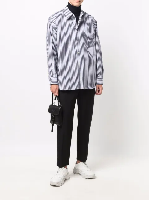 comme des garcons oversized shirt