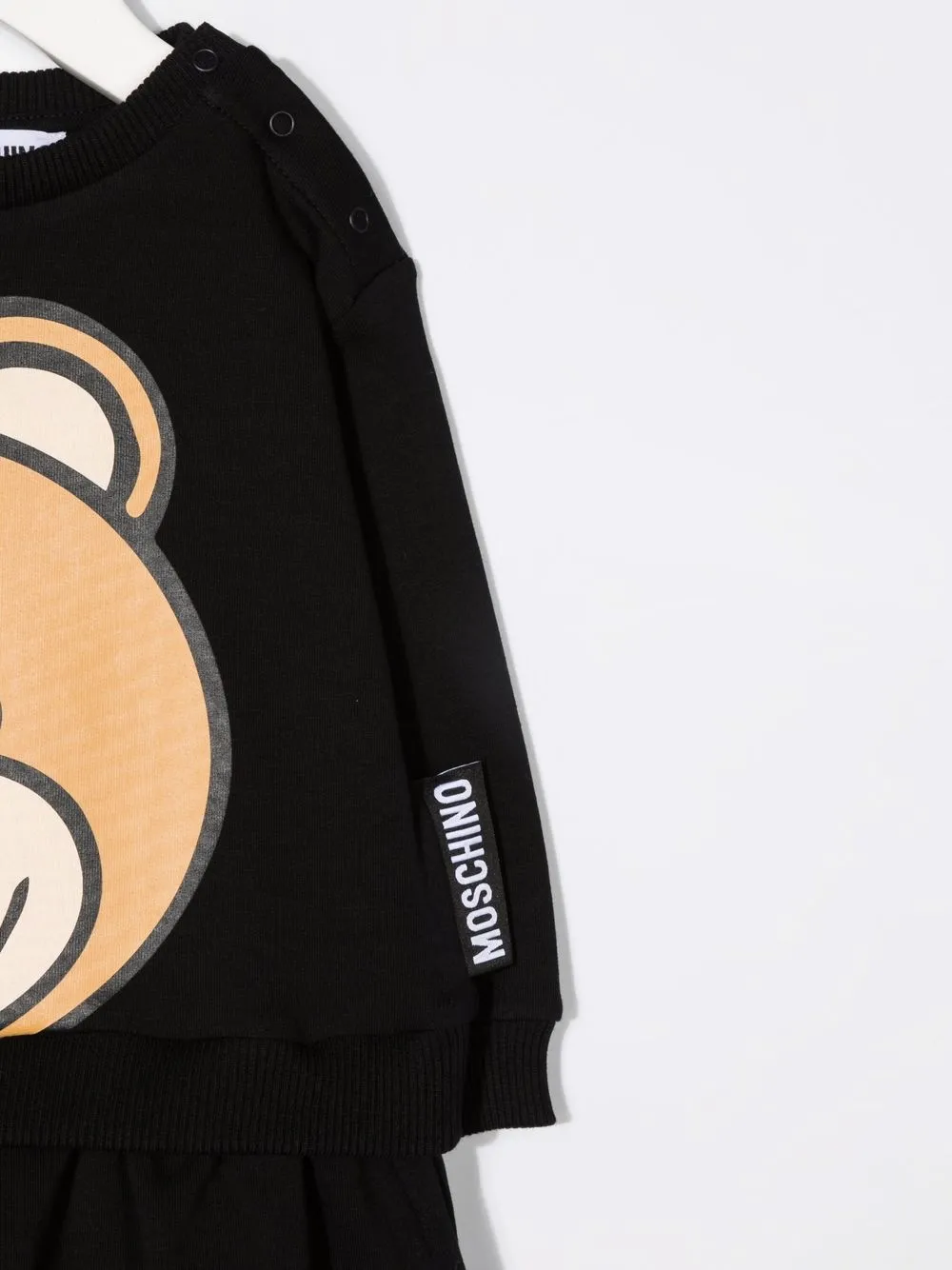 фото Moschino kids платье-толстовка с принтом teddy bear