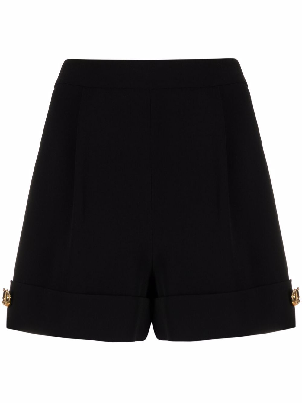 

Moschino shorts de vestir con tiro alto - Negro