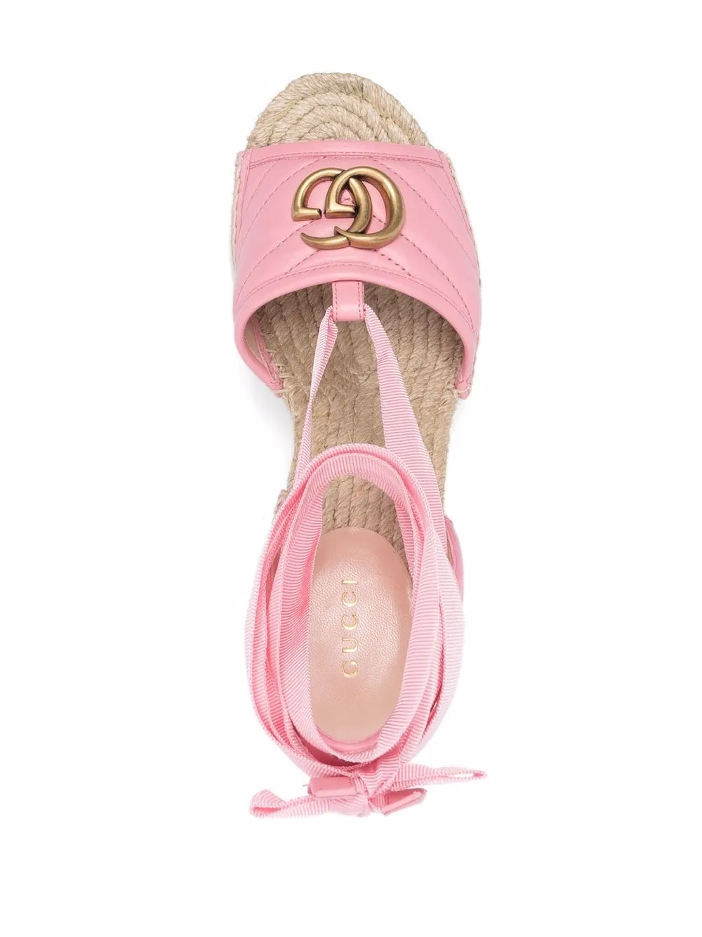 Gucci pink online wedges