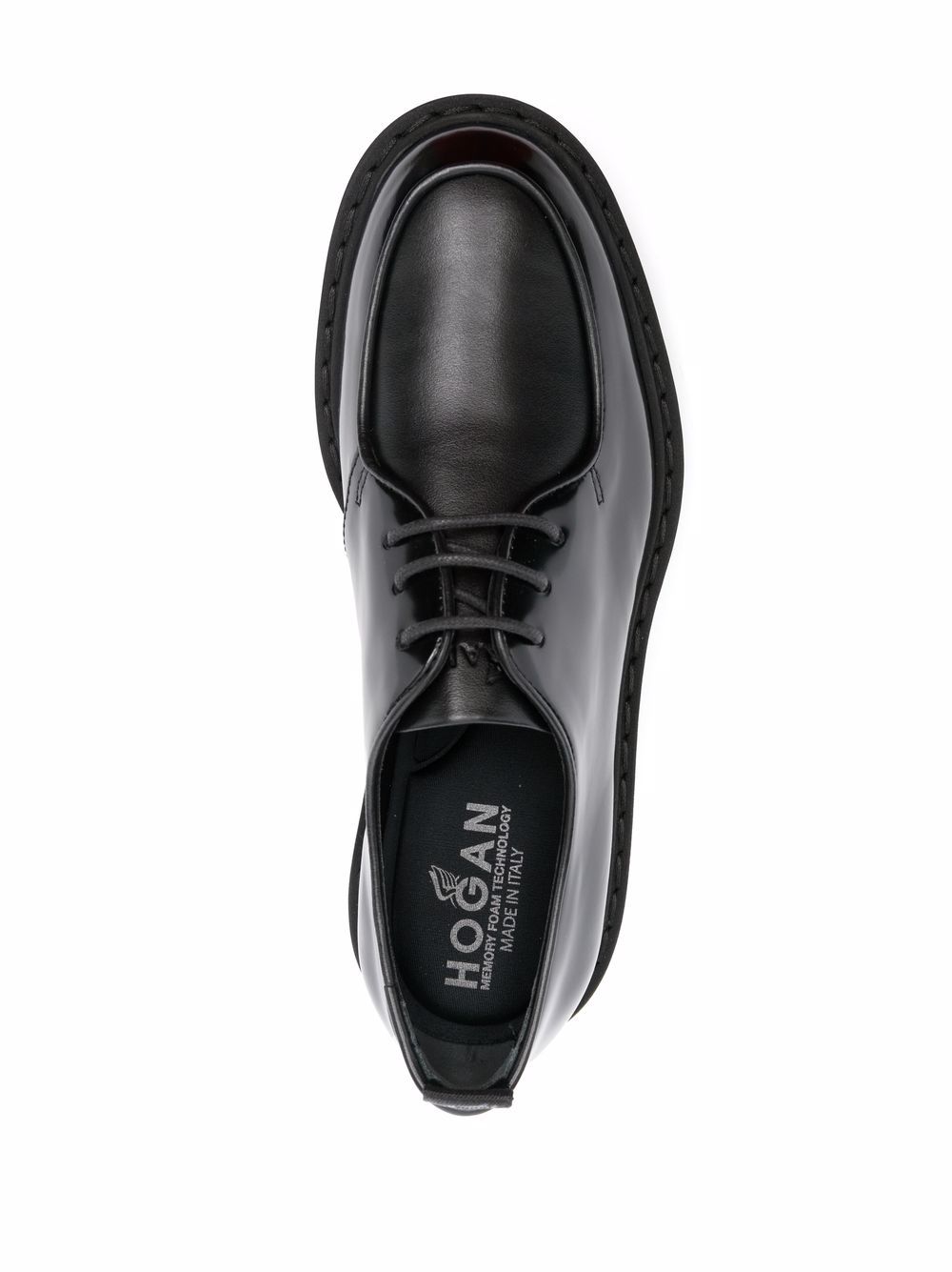 Hogan Platform Derby Shoes, $247, farfetch.com