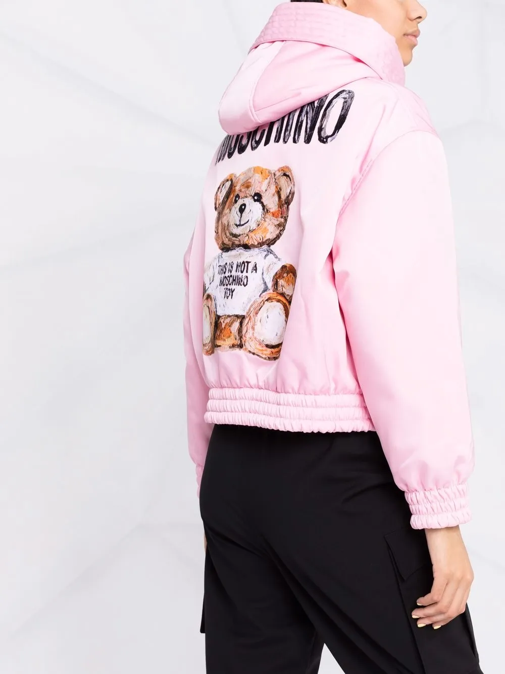 фото Moschino куртка teddy bear с капюшоном