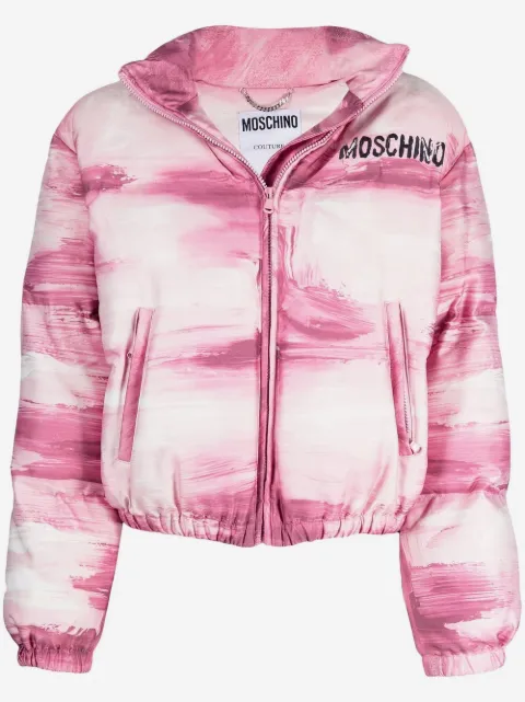 Moschino モスキーノ プリント パデッドジャケット