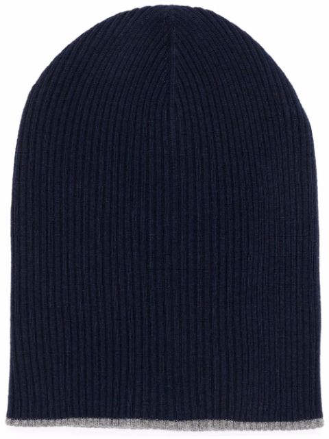 Brunello Cucinelli rib-knit cashmere beanie Men