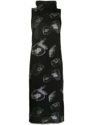 Shop Y's jacquard-knit turtleneck dress 