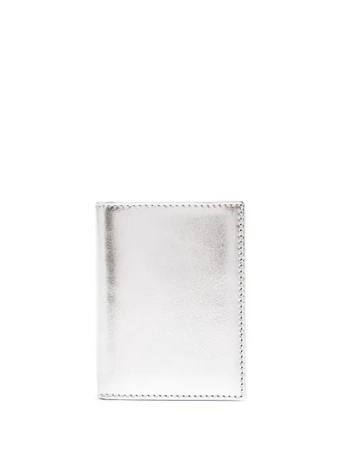 Comme Des Garçons Wallet metallic bi-fold cardholder