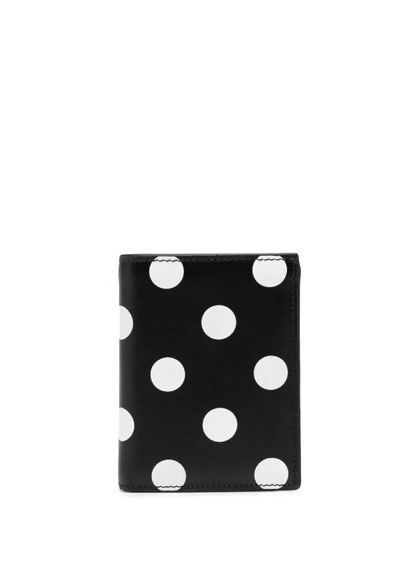 Comme Des Garçons Wallet Polka dot-print Leather Cardholder - Farfetch