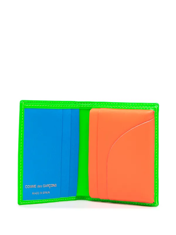 【monde monde】clock wallet_4colors Comme Des Garçons Wallet colour-block Cardholder Wallet