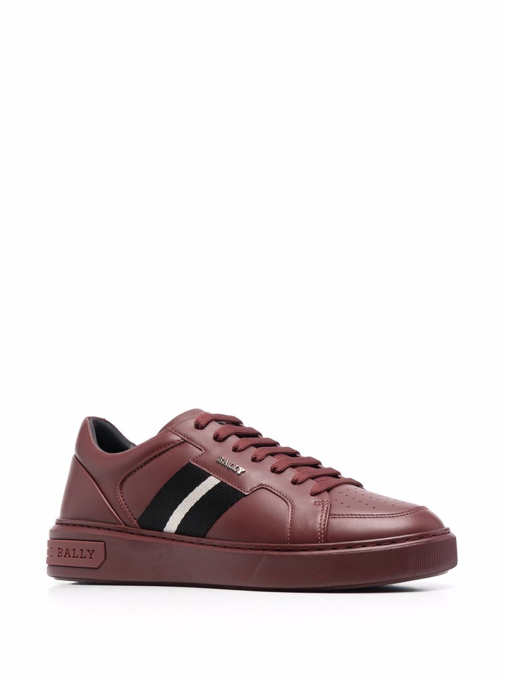 Bally Leren sneakers - Rood