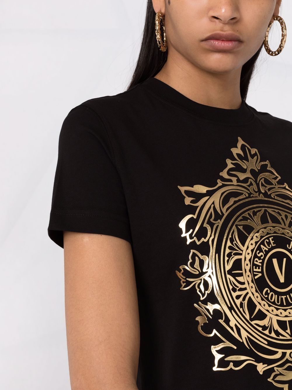 фото Versace jeans couture футболка с узором baroque