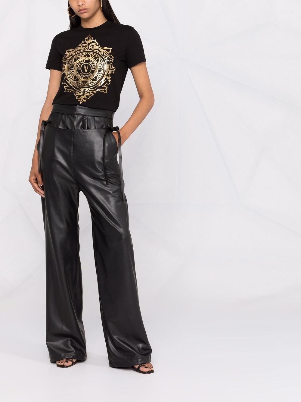 фото Versace jeans couture футболка с узором baroque
